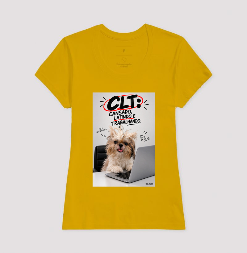 🐶💻 CLT — Cansado, Latindo e Trabalhando! 😂🐾 | Shih Tzu Edition - Imagem 13