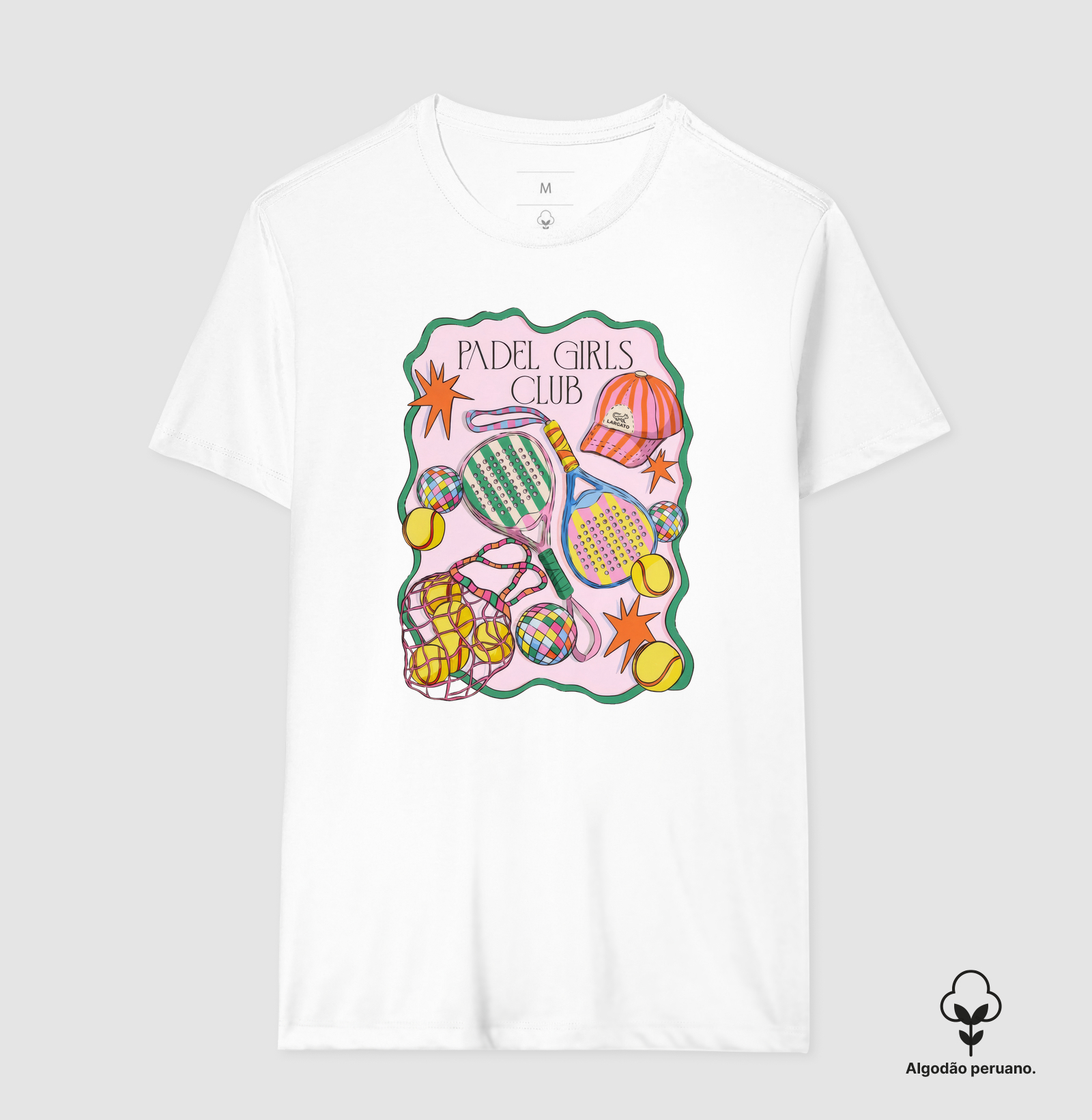 Camiseta Feminina Padel Girls Club Retrô - Imagem 2