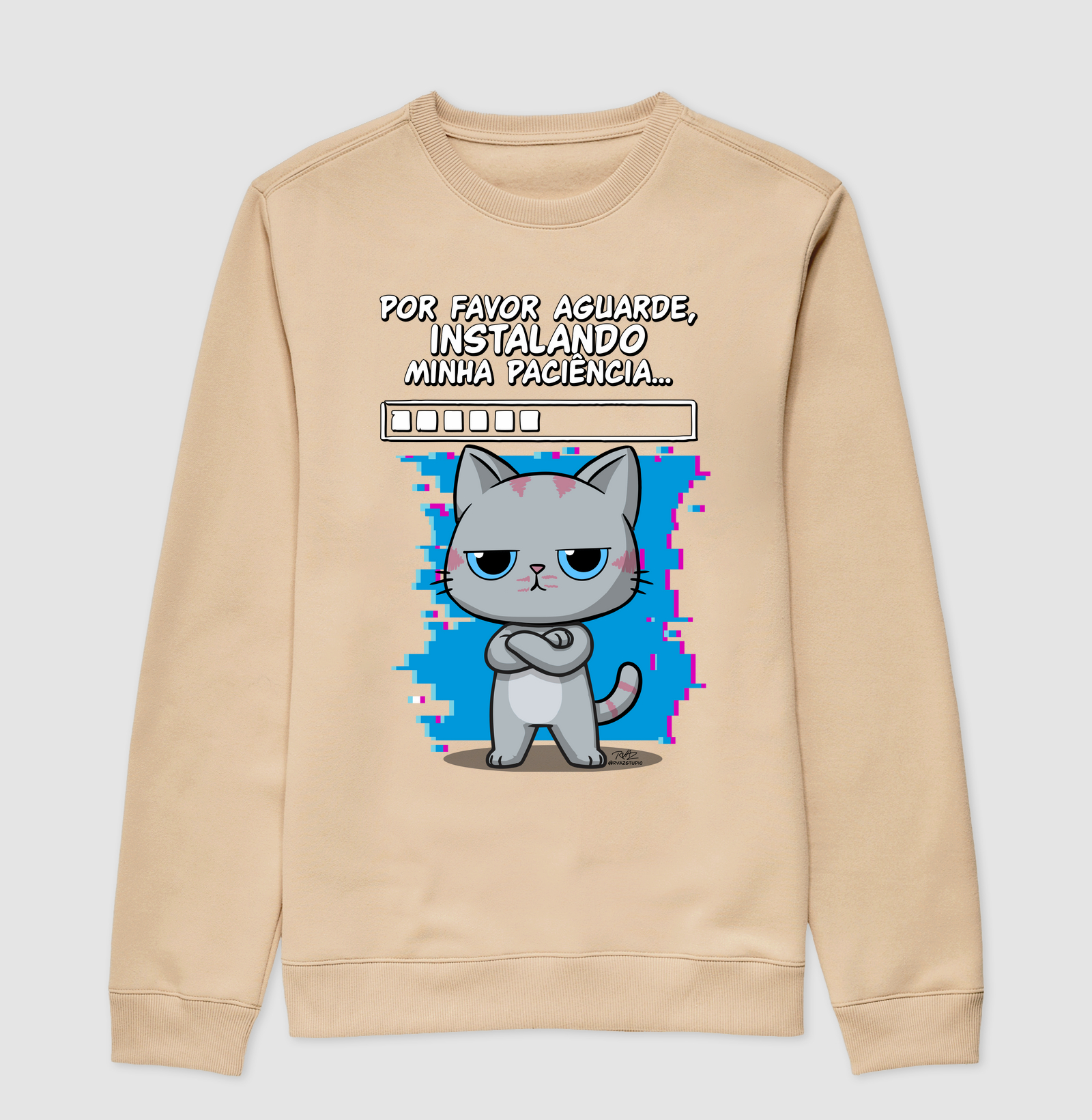 Camiseta Gato Sincero Paciência - Imagem 3