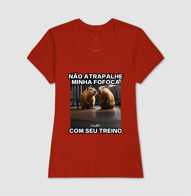 CAMISETA ACADEMIA NÃO ATRAPALHE MINHA FOFOCA COM SEU TREINO - Imagem 9
