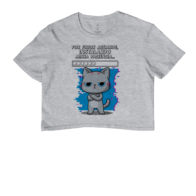 Camiseta Gato Sincero Paciência - Imagem 6