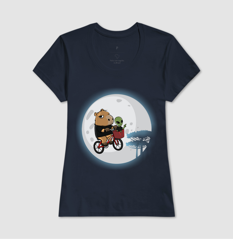 Camiseta Capivara Extraterrestre retro - Imagem 5