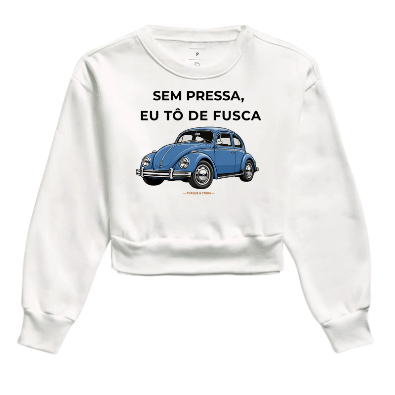 Sem pressa, eu tô de fusca - Azul médio acinzentado - Imagem 3