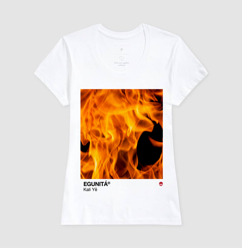 Camiseta Umbanda Orixá Egunitá - Fogo - Imagem 5