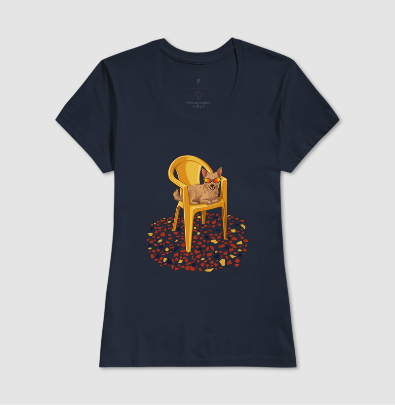 Camiseta Fiapo Kaki Regular Fit - Imagem 7