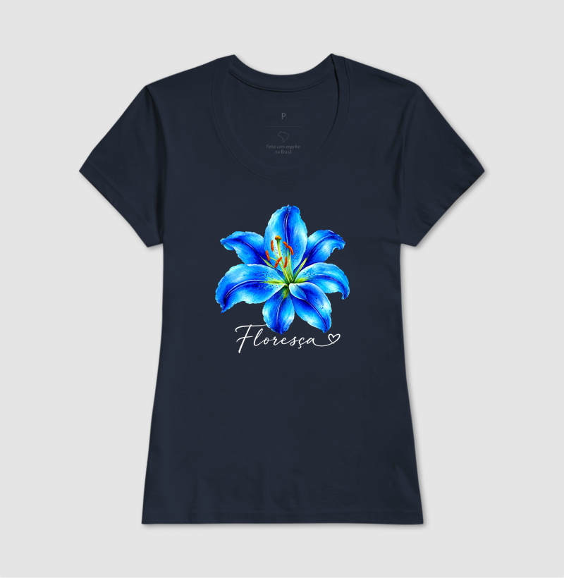 Camiseta Floresça Blue - Imagem 7