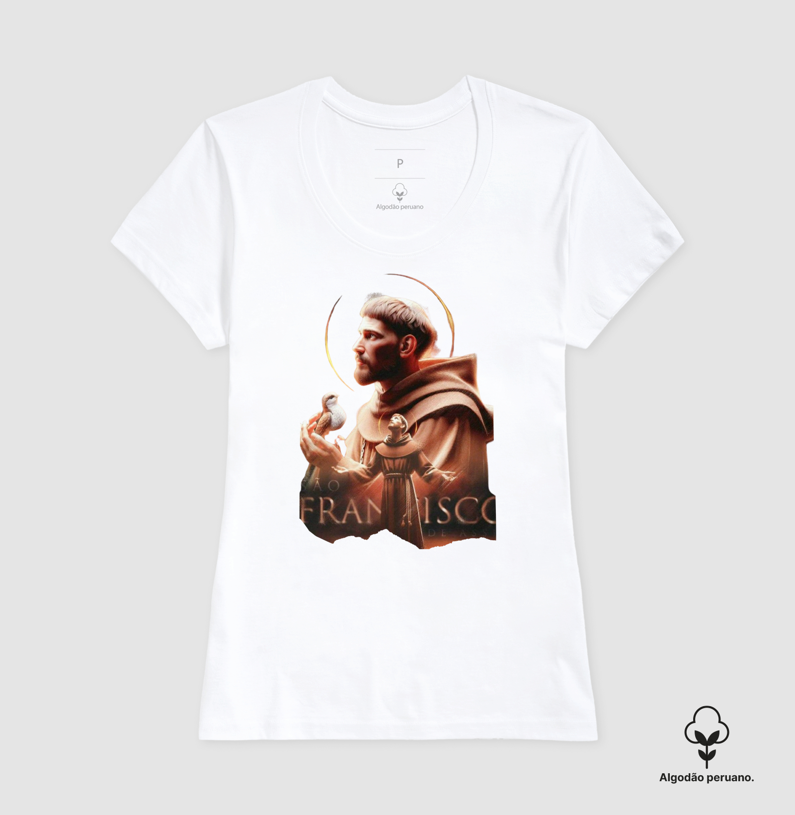 Camiseta São Francisco de Assis - Imagem 4