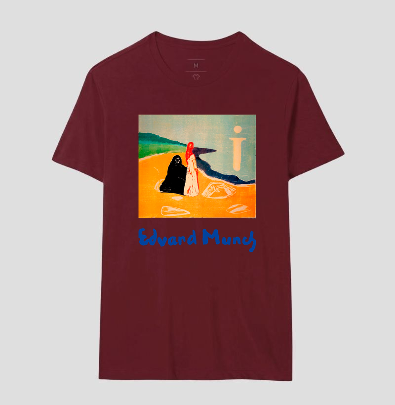 Camiseta Edvard Munch Duas Mulheres Na Praia - Imagem 18