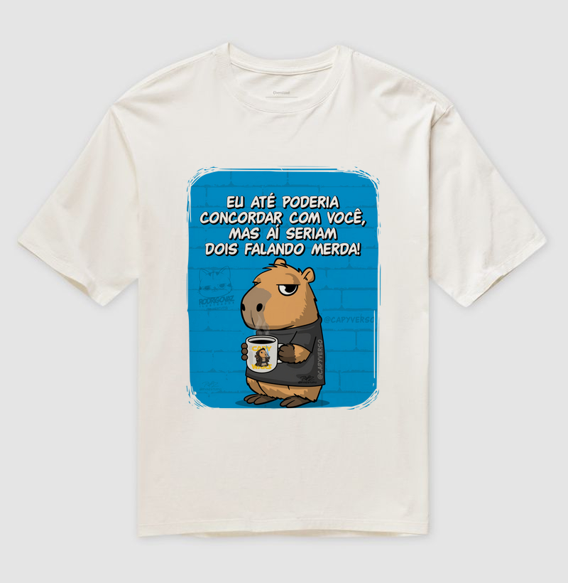 Camiseta Capivara Falando Merda - Imagem 4