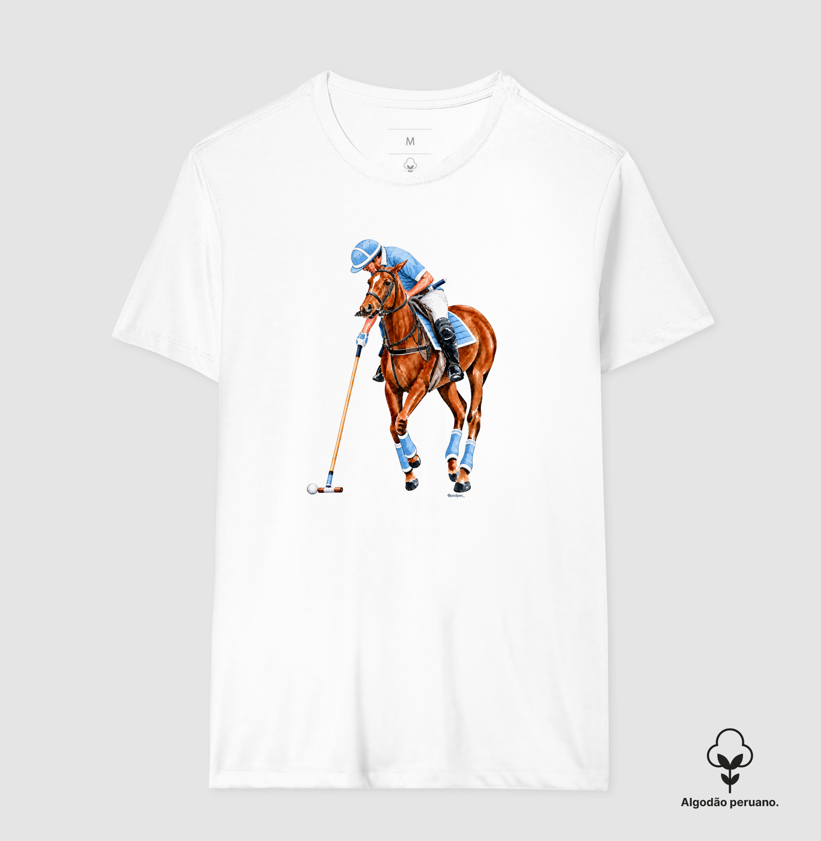 Polo -  Celeste - Imagem 5