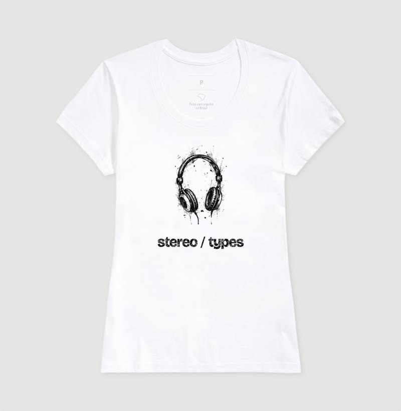 Fone Retrô · Carvão · Traço Escuro · STEREO TYPES - Imagem 3
