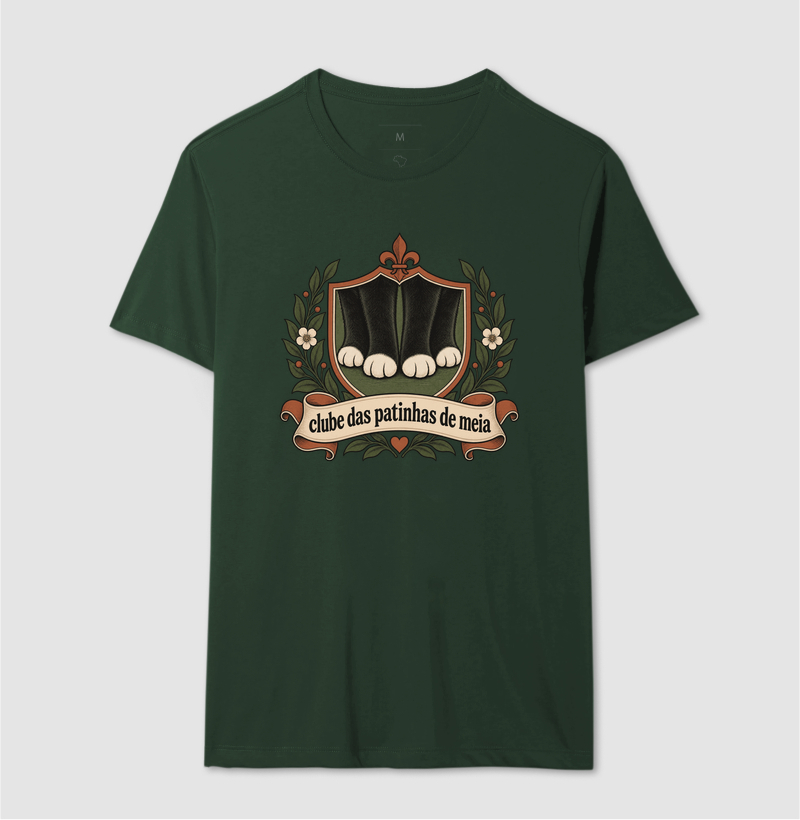Camiseta Gato Preto "clube das patinhas de meia" | Pelo & Pano - Imagem 12