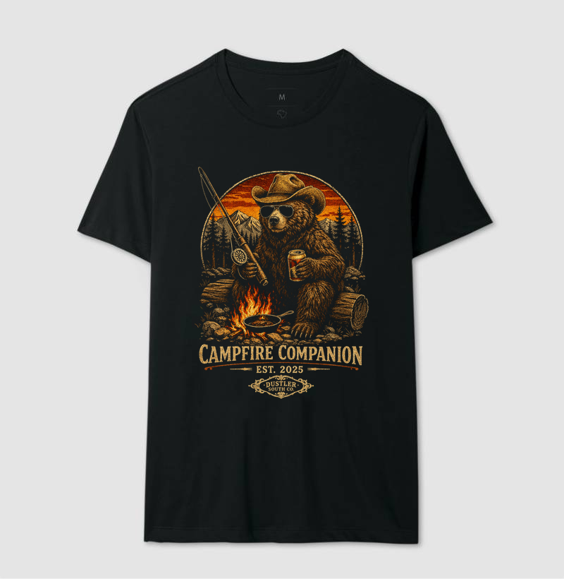 Camiseta Country Campfire Companion Dustler South Co. - Imagem 3