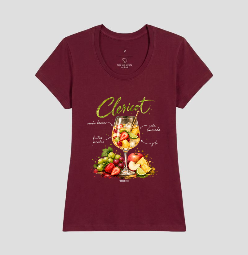 Camiseta Clericot – Drink com Vinho Branco e Frutas - Imagem 15