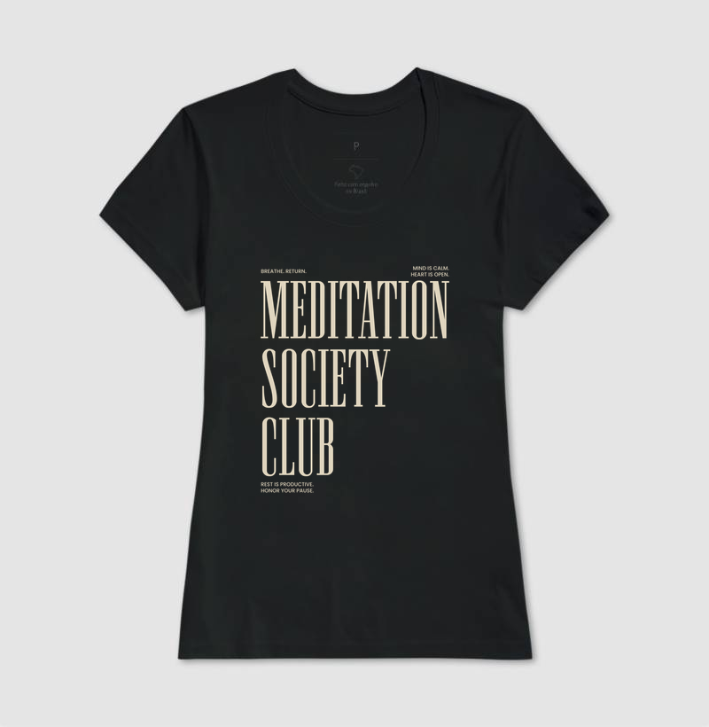 Camiseta - Meditation Society Club - Imagem 5