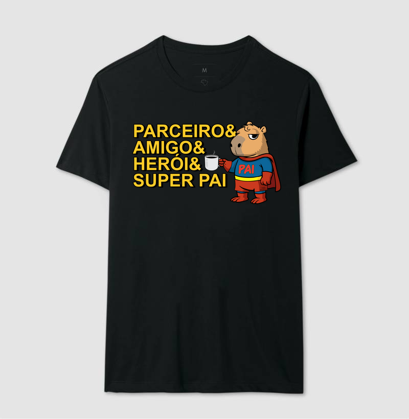 Camiseta Capivara Pai Super - Imagem 2