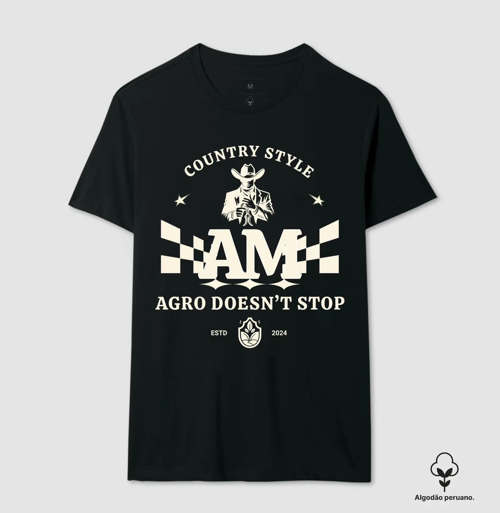 Camiseta Algodão Peruano Agro Mato - Imagem 2
