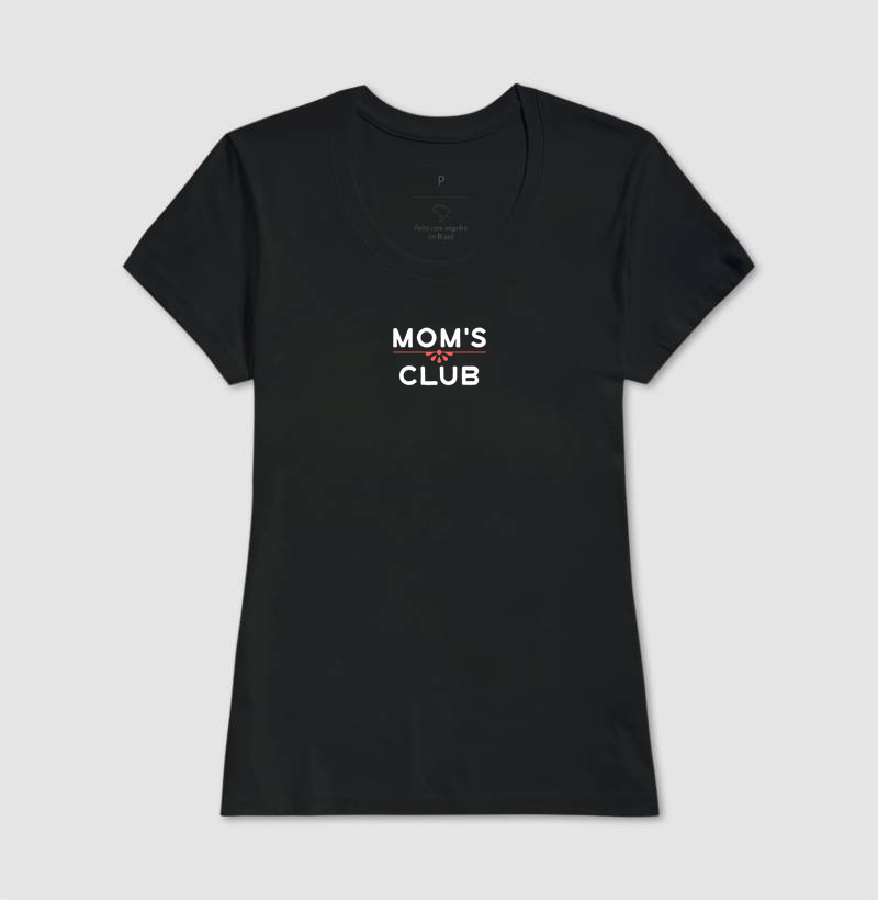 Camiseta Feminina Acinturada Mom's Club - Imagem 2