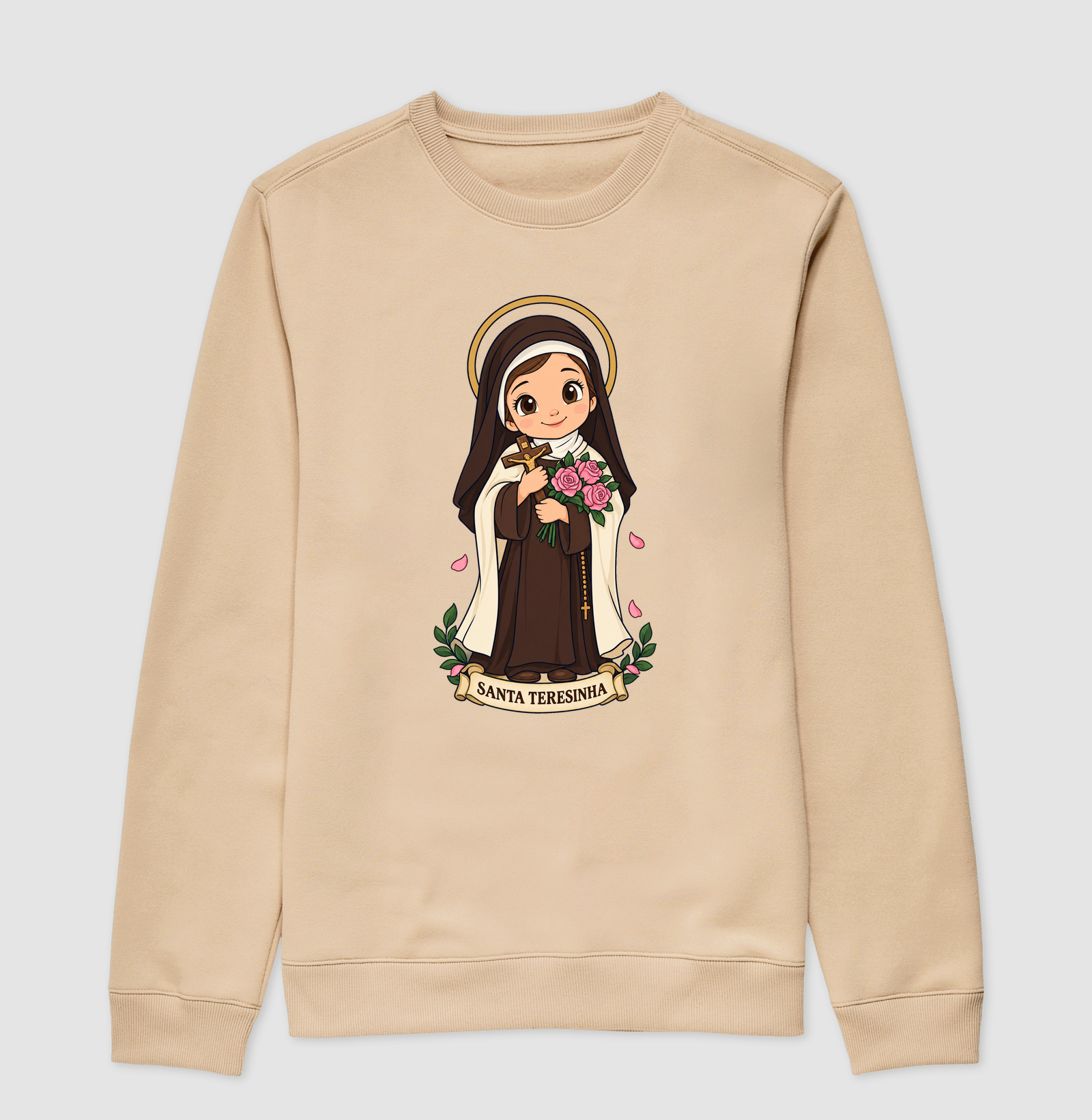 Santa Terezinha estilo chibi - Imagem 3