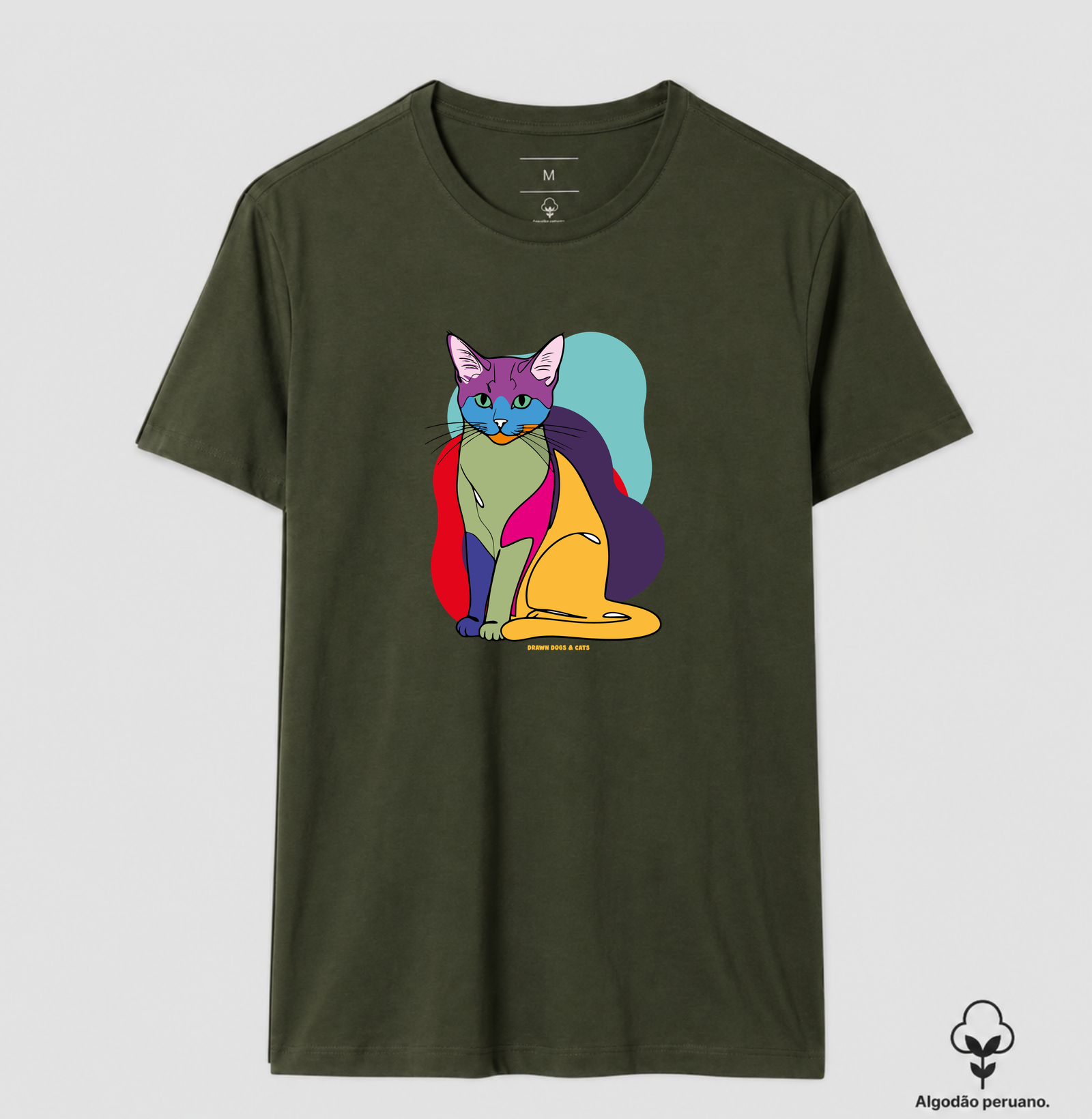 Gato e fundo coloridos - Imagem 5