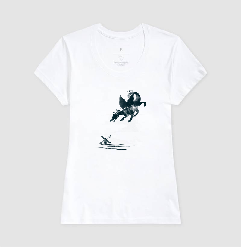 Camiseta Don Quixote Del Dragon - Imagem 3
