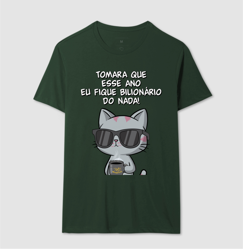 Camiseta Gato Sincero Bilionário - Imagem 12