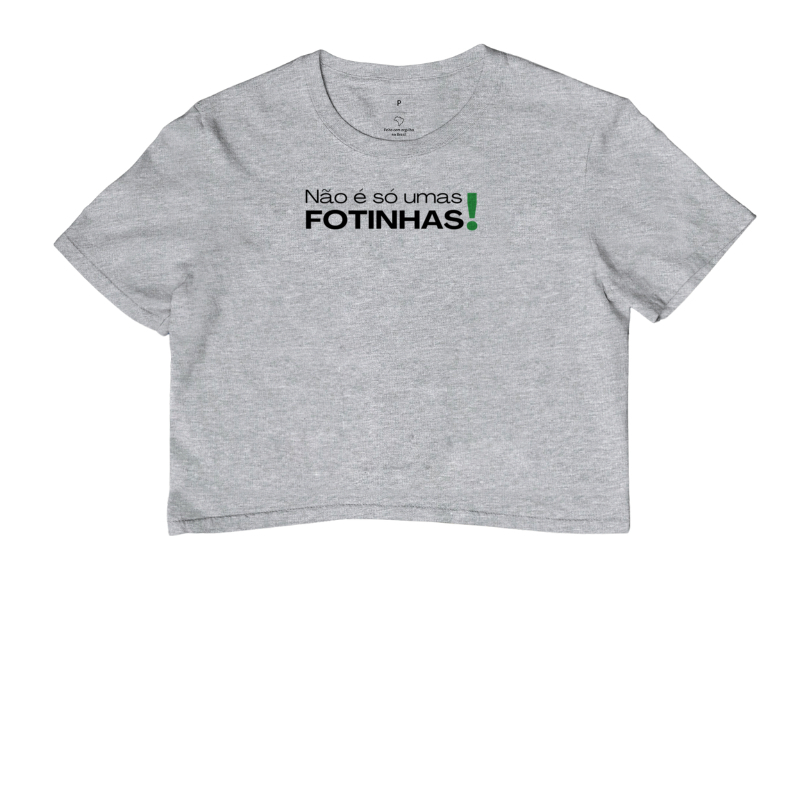 Camiseta feminina cropped, não é só umas fotinhas! - Imagem 4