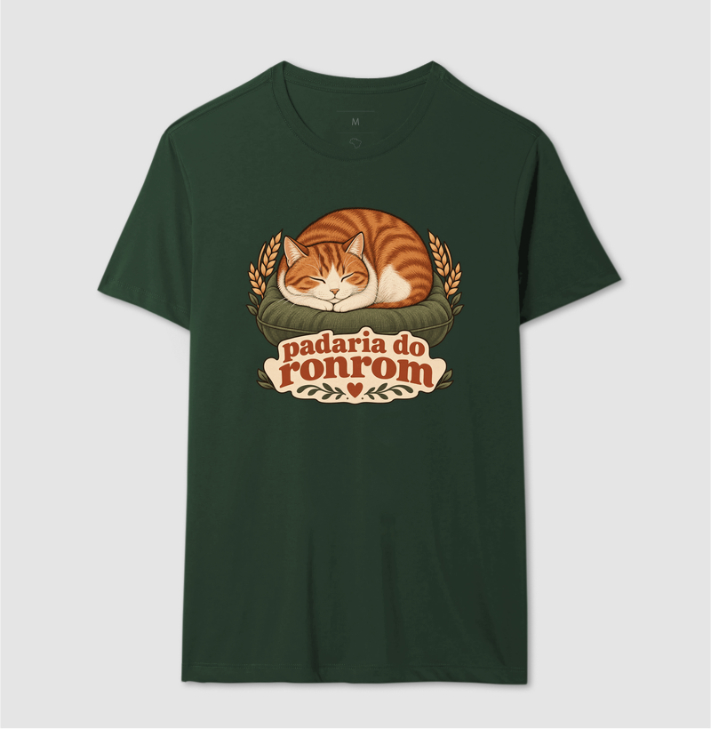 Camiseta Gato Pãozinho "padaria do ronrom" | Pelo & Pano - Imagem 12