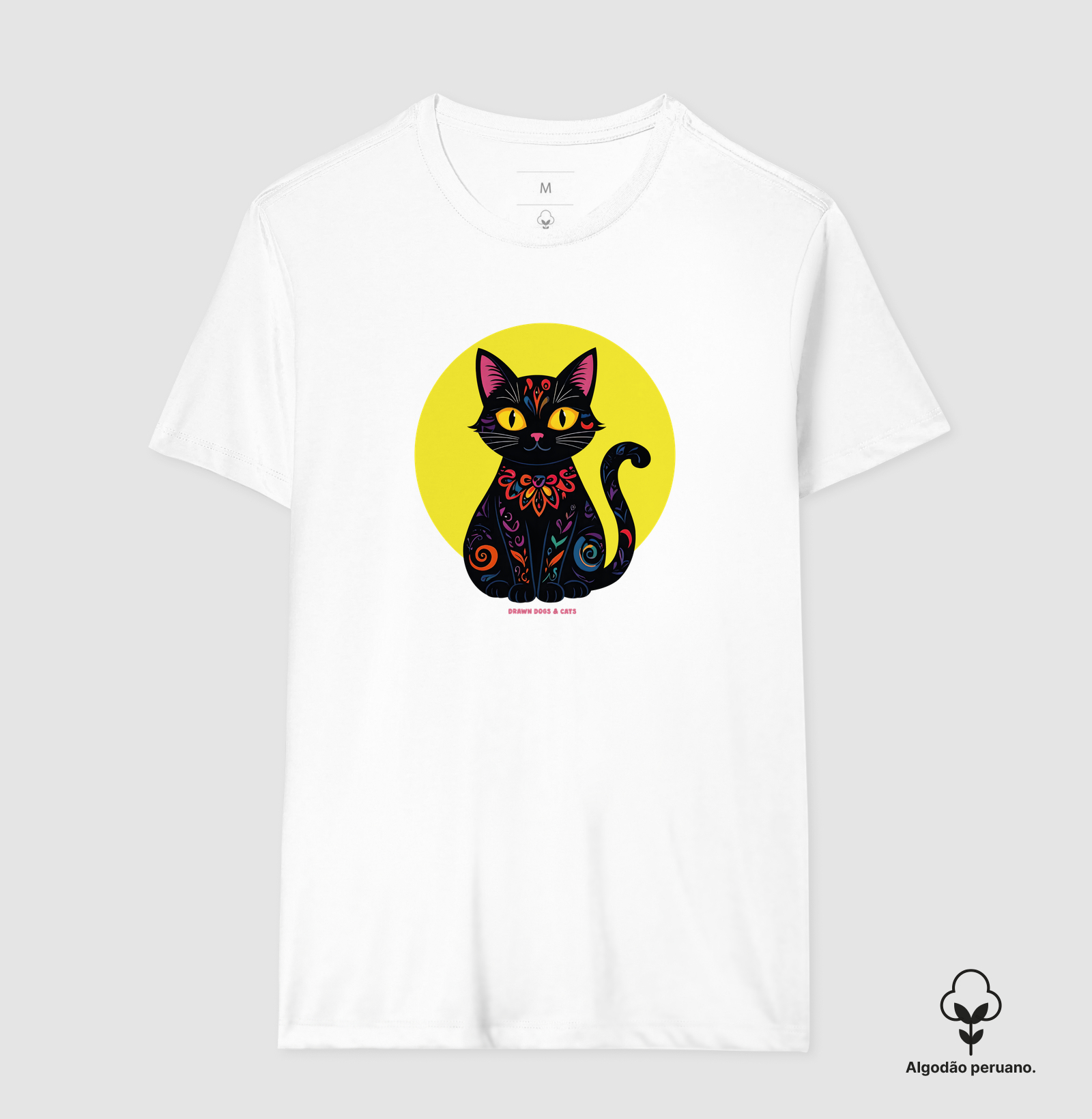 Gata preta e fundo amarelo - Imagem 7