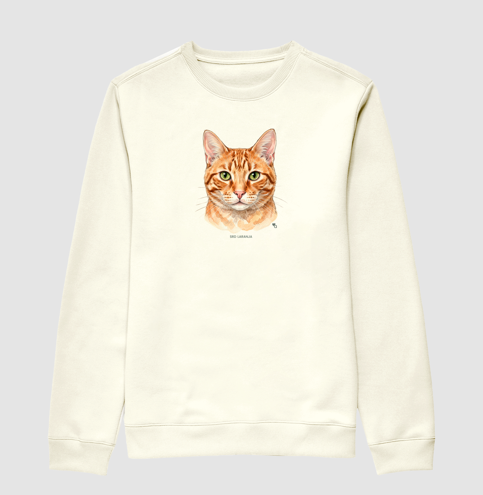 Gatos - SRD Laranja - Moletom Suéter - Imagem 4