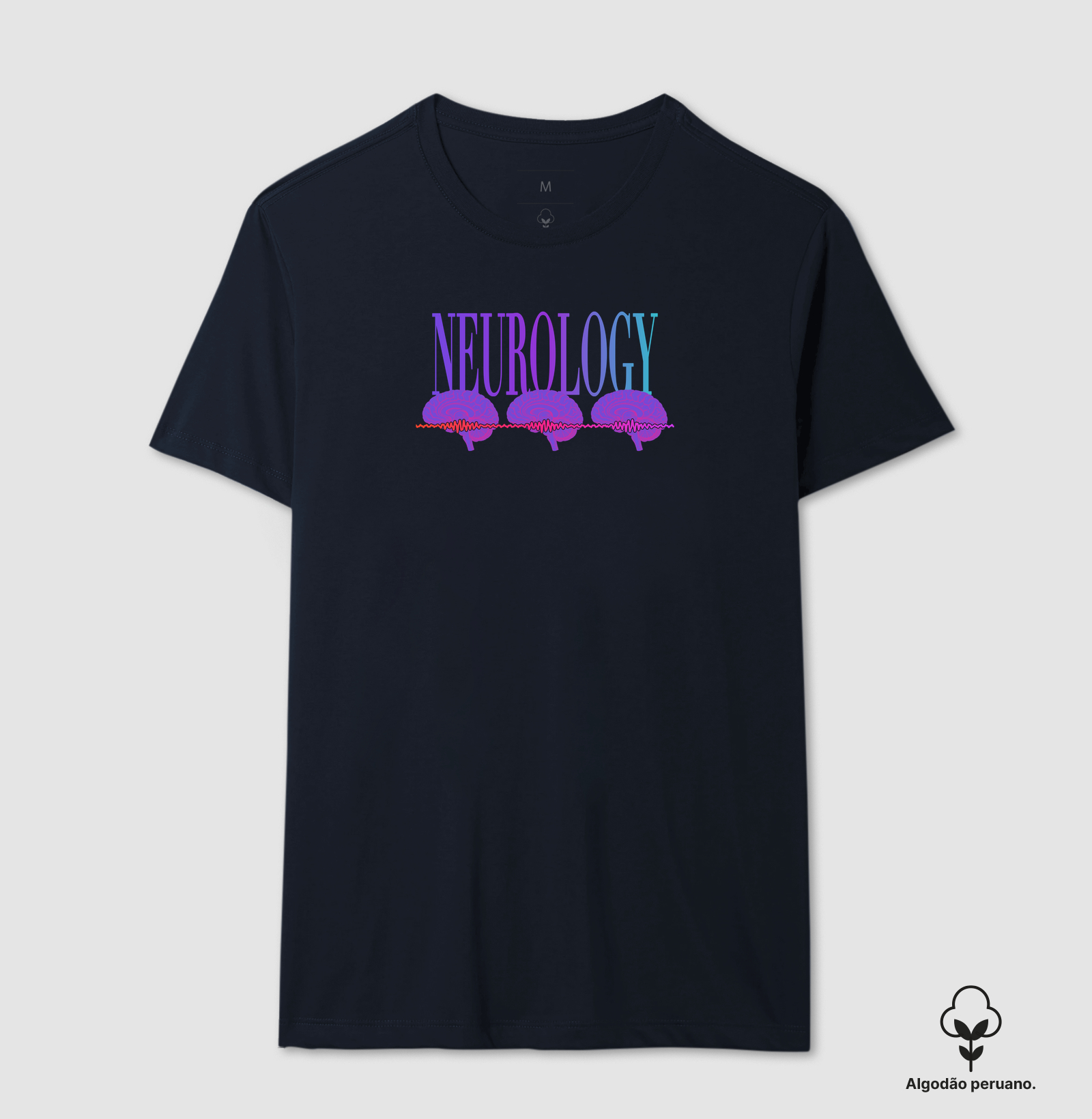 Camiseta Algodão Peruano — Neurology · Nova Edição - Imagem 4