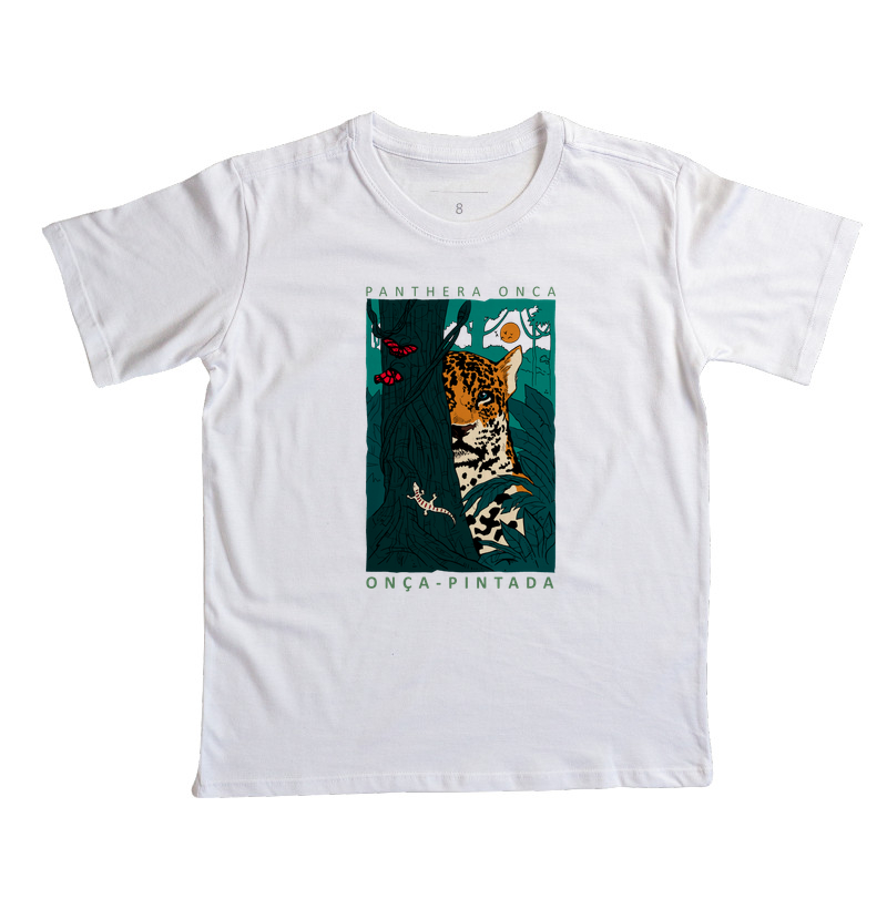 Camiseta Infantil Onça-pintada - Imagem 3
