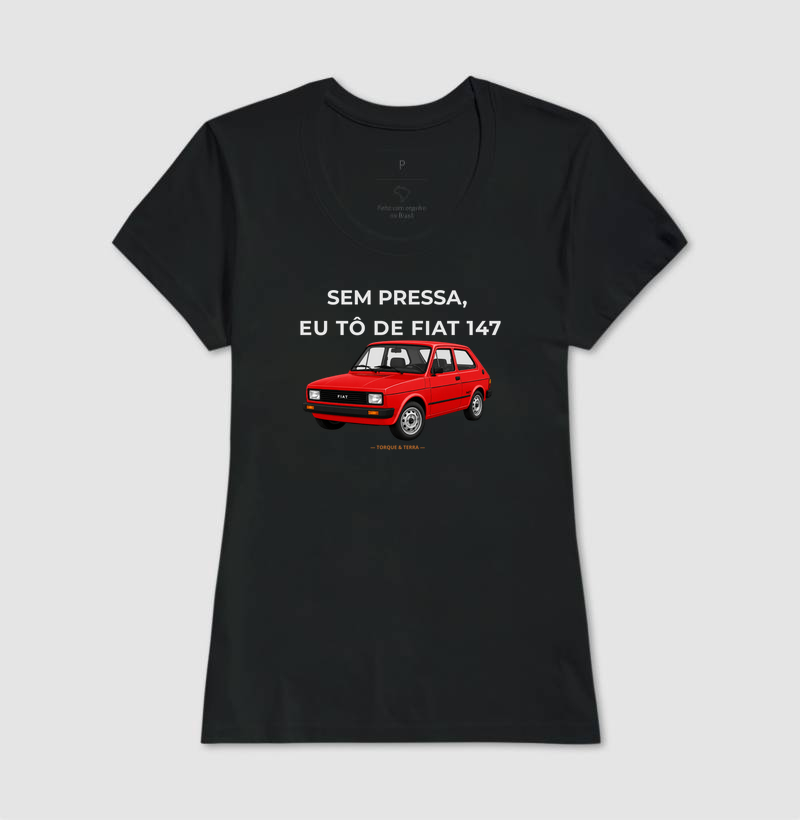 Sem pressa, eu tô de Fiat 147 - vermelho - Imagem 3