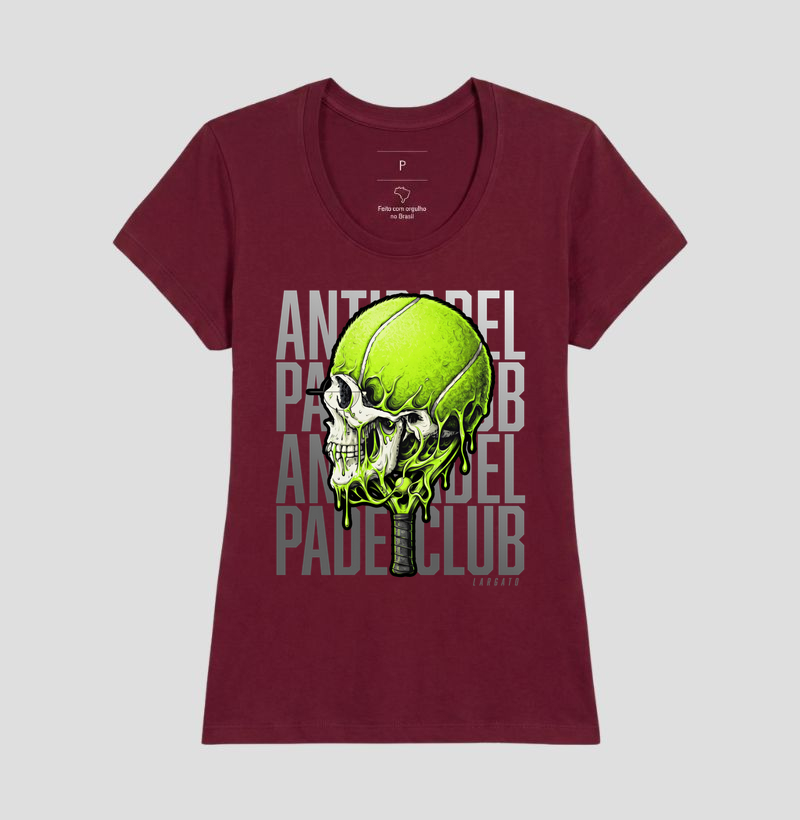 Camiseta Anti-Padel Caveira Prata - Imagem 11