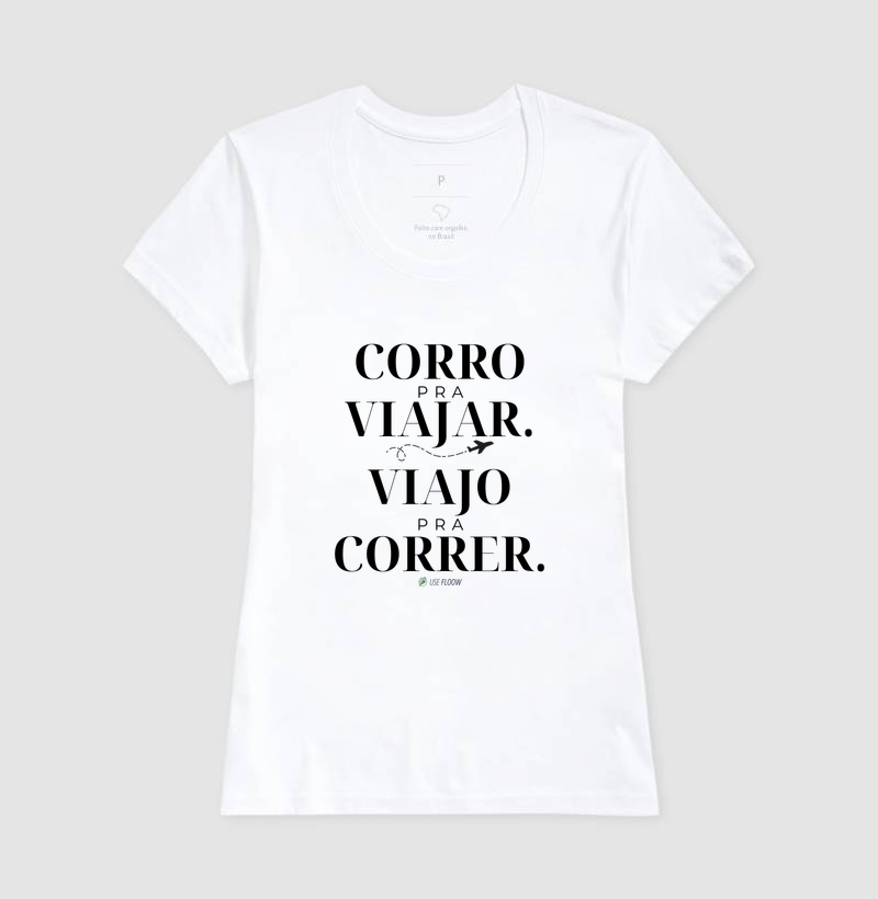 Camiseta Corrida - Corro Para Viajar. Viajo Para Correr. - Imagem 5