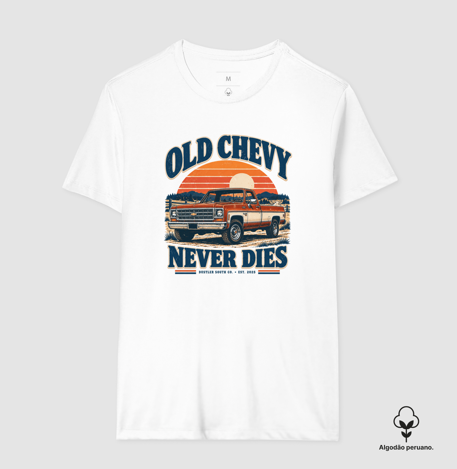 Camiseta Country Old Chevy Never Dies Dustler South Co. - Imagem 2