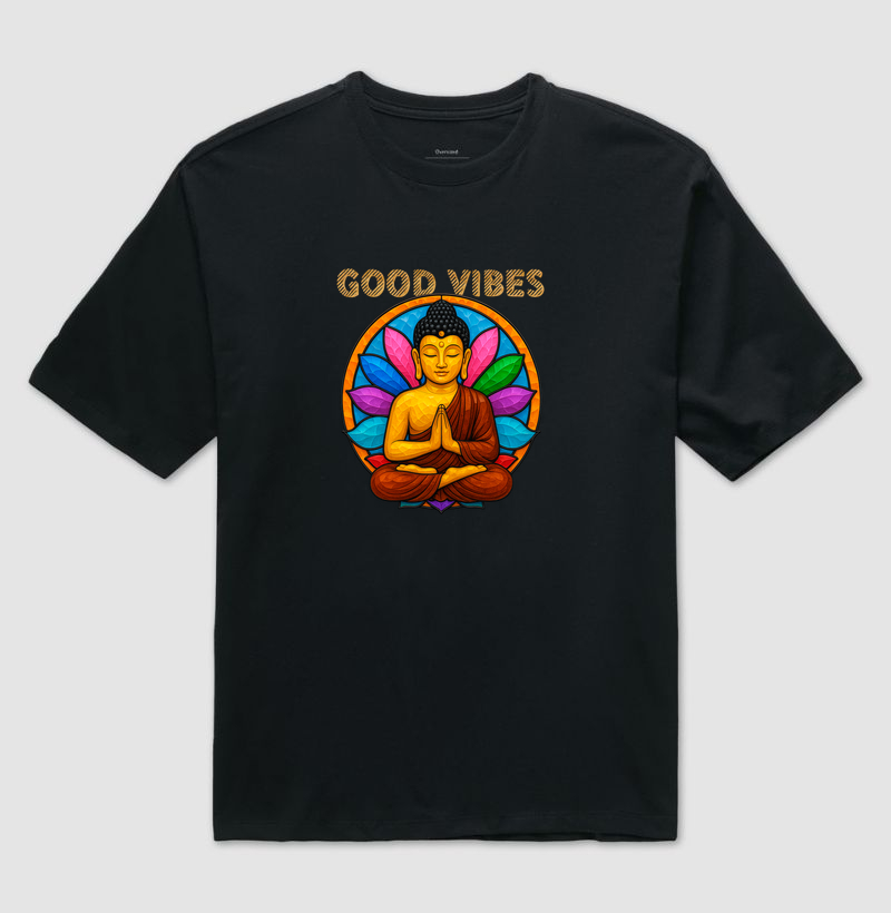 Good Vibes • Buda Gautama (oversized) - Imagem 4