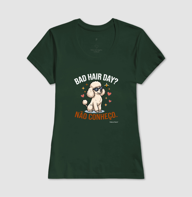 CAMISETA POODLE BAD HAIR - Imagem 13