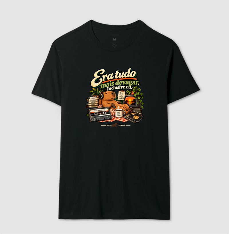 ERA TUDO MAIS DEVAGAR. INCLUSIVE EU - Modo Capivara - Camiseta - Imagem 4