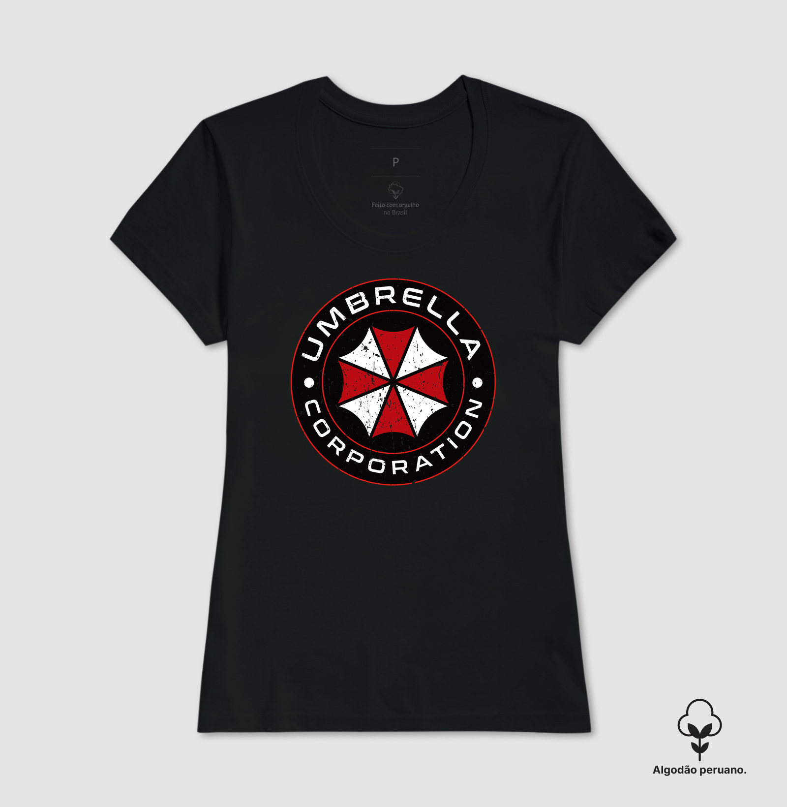 Camiseta Algodão Peruano Projeto Umbrella - Imagem 3