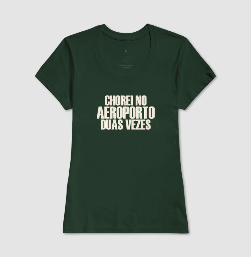 Camiseta Chorei no Aeroporto Duas Vezes - Imagem 13
