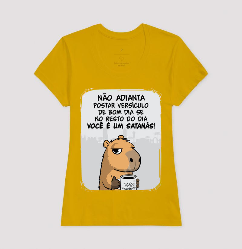 Camiseta Capivara Você é um Satanás - Imagem 15