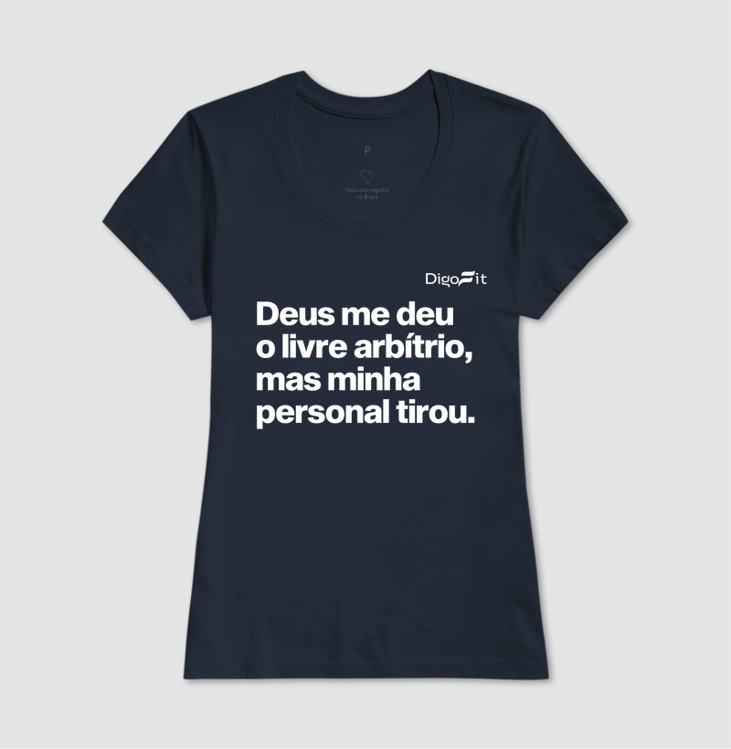 CAMISETA ACADEMIA MINHA PERSONAL TIROU MEU LIVRE ARBÍTRIO - Imagem 7