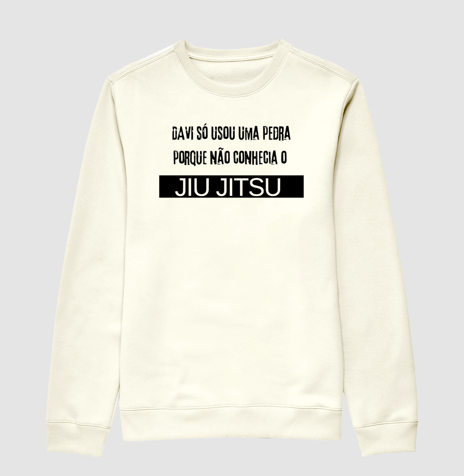 Davi só usou uma pedra porque não conhecia o Jiu Jitsu 