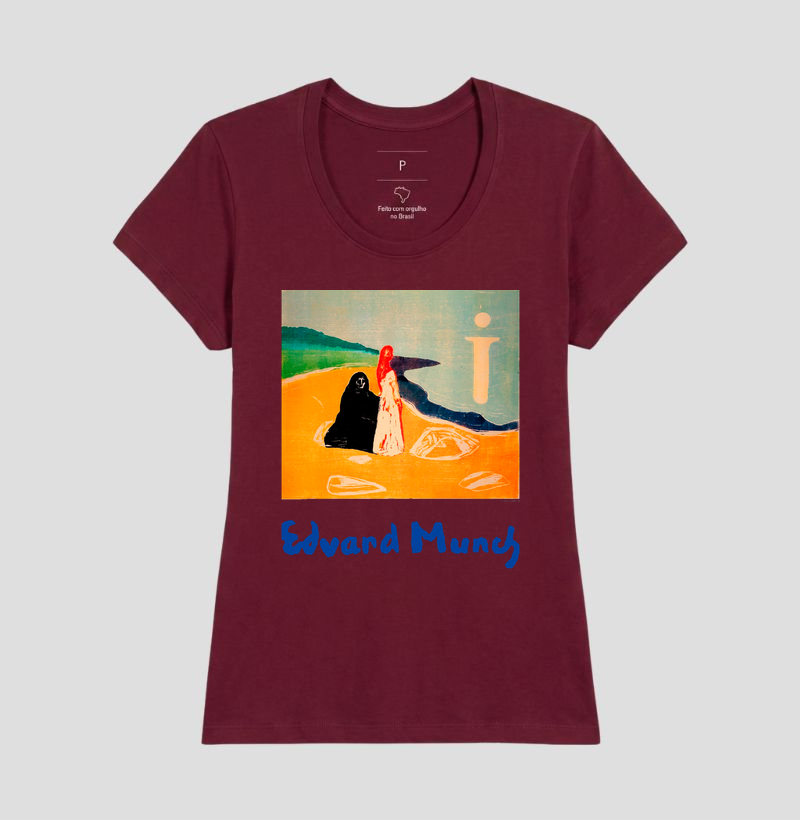 Camiseta Edvard Munch Duas Mulheres Na Praia - Imagem 19