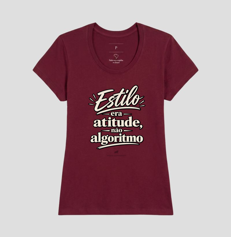 ESTILO ERA ATITUDE E NÃO ALGORITMO - Modo Capivara - Camiseta - Imagem 19
