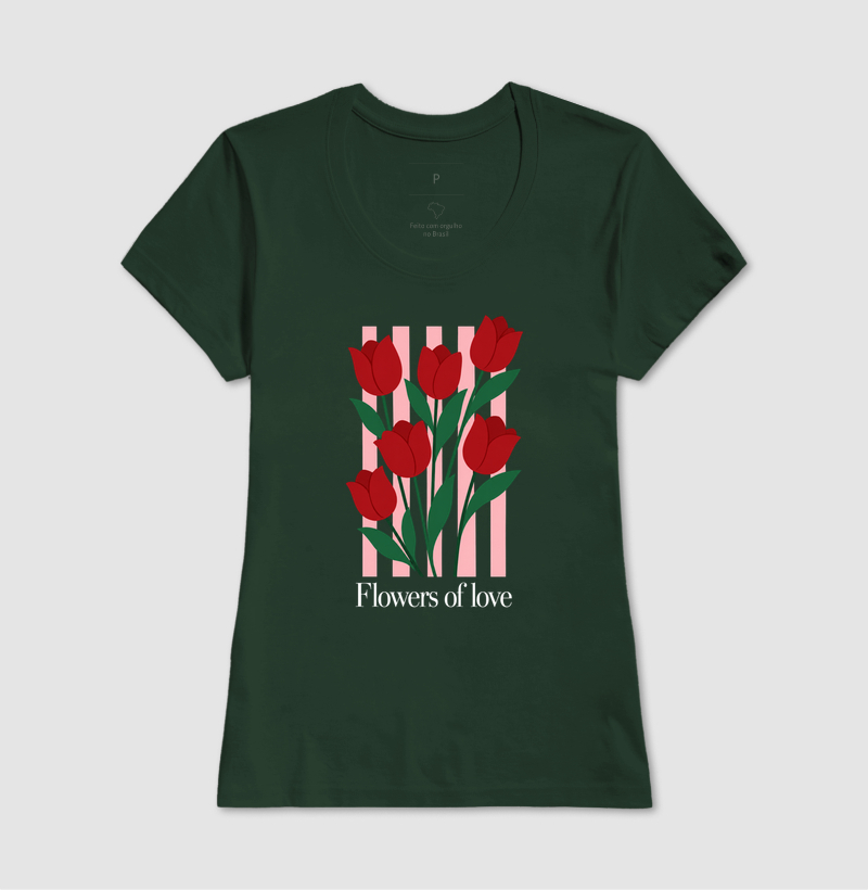 Camiseta Flowers of love - Imagem 13