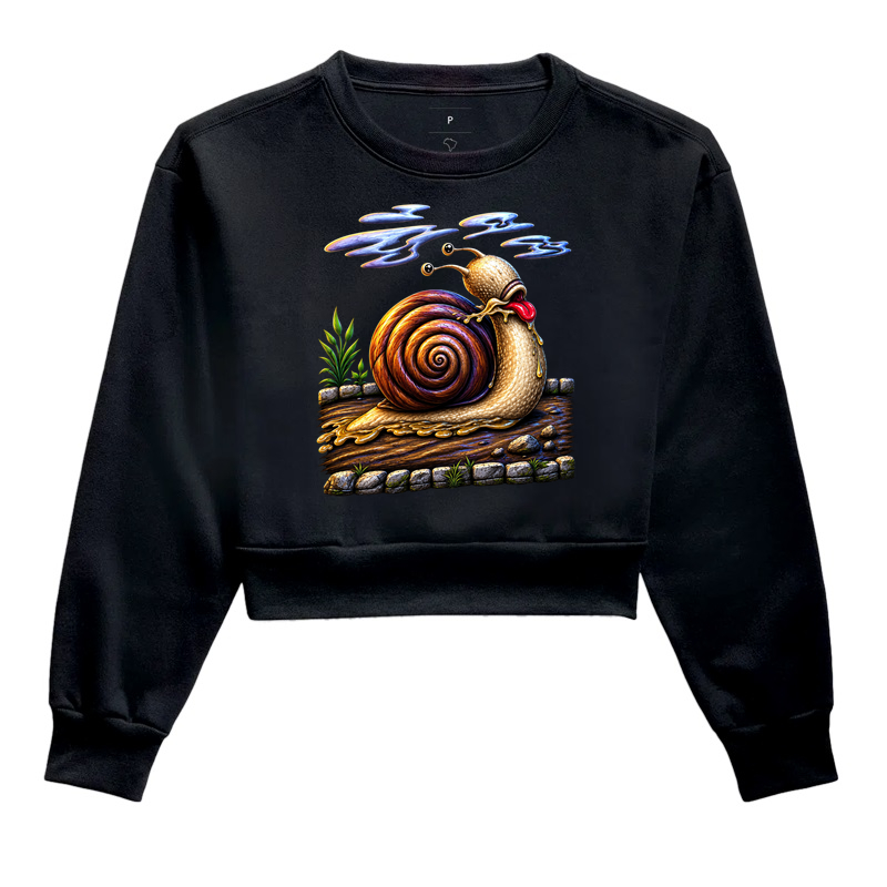 Cropped Moletom Caracol 3D - Imagem 5