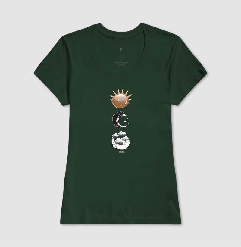 Camiseta Sol Lua e Nuvens - Imagem 12