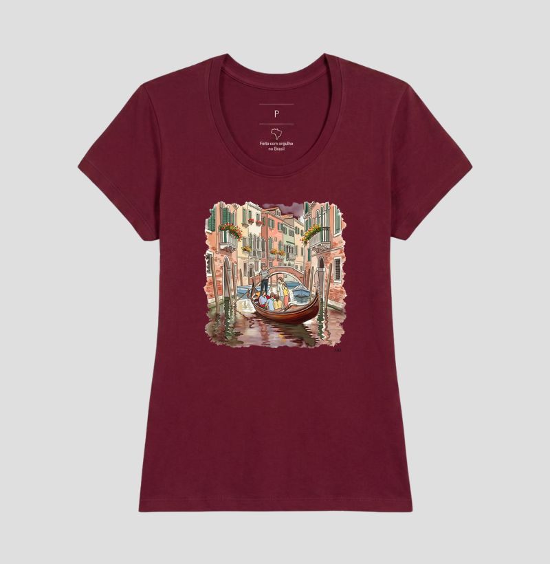 Camiseta Algodão Premium - Passeio de Gôndola  - Imagem 19
